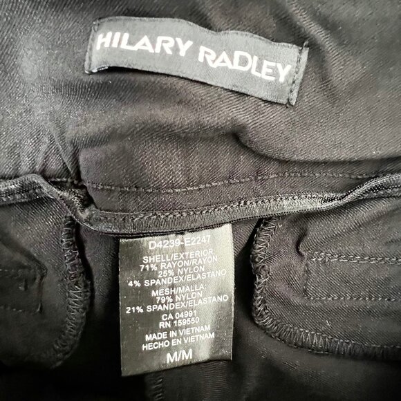 Hilary Radley Black High-Waisted Tummy Control Super Stretch Pull-on Skinny Pant - Picture 11 of 12